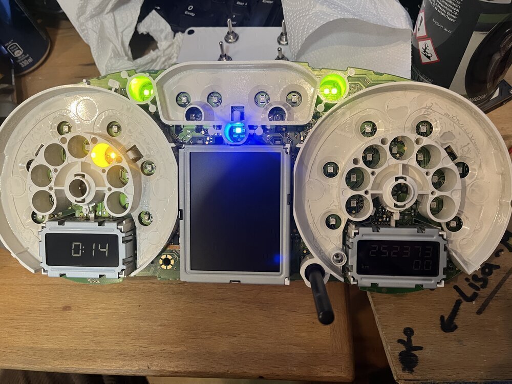 Invertierte Display eingeschalten