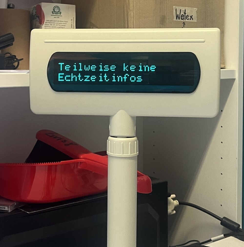 Displaytest über Steuerprint